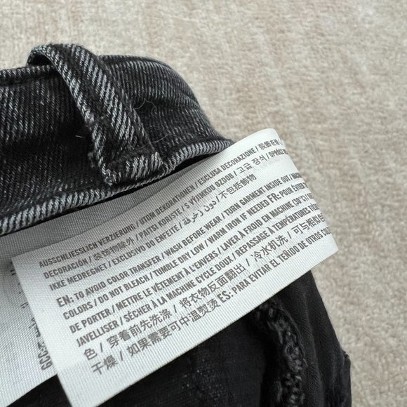 Abercrombie & Fitch Black Straight Leg Jeans - Picture 10 of 10